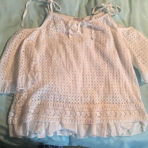 Tempo Paris cold shoulder blouse